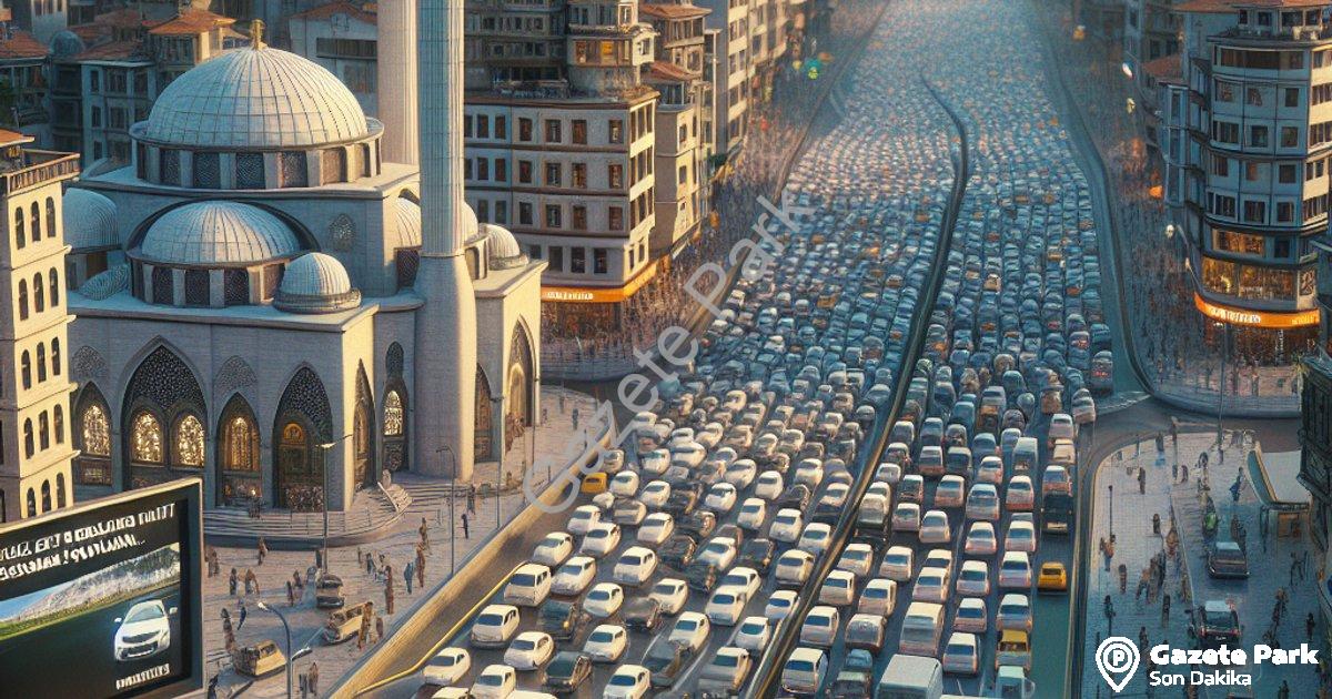 "Kütahya'da Araç Sayısı Rekor Kırdı: Merkez Nüfusu Aşıldı" başlıklı haber için fotorealistik, profes