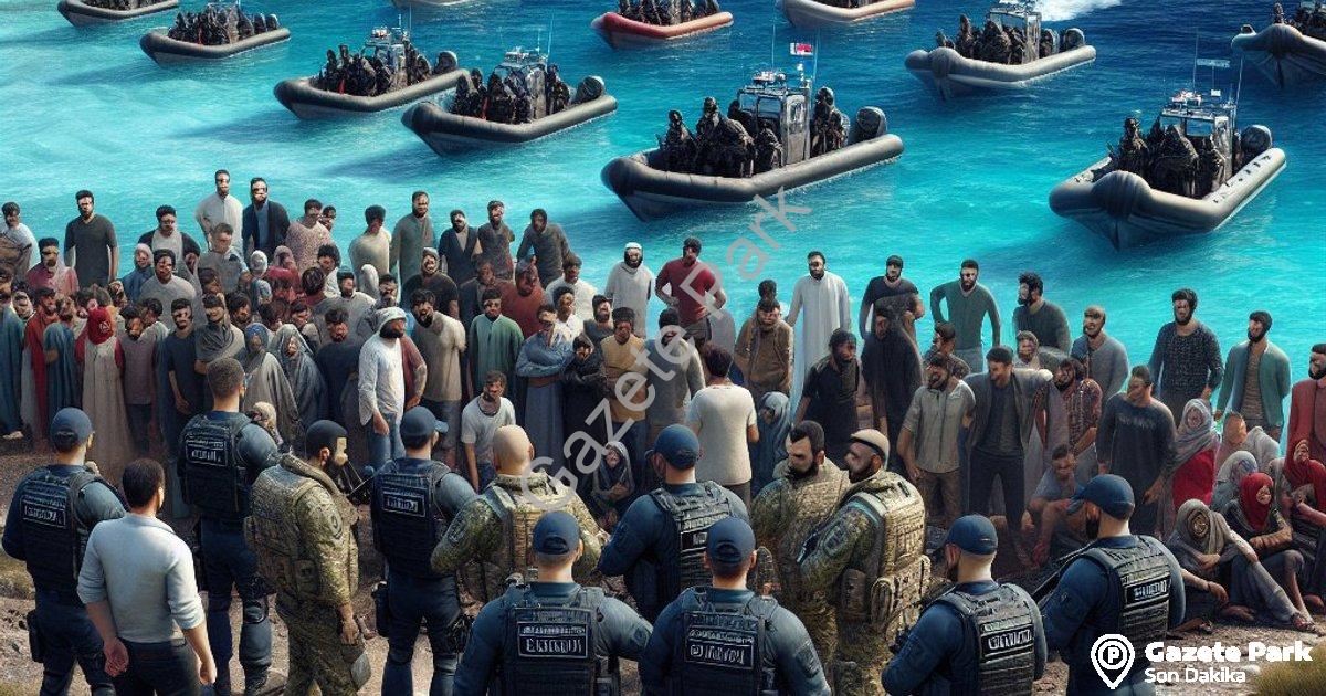 "İzmir Sahillerinde Hareketli Saatler: 120 Düzensiz Göçmen Yakalandı" başlıklı haber için fotorealis