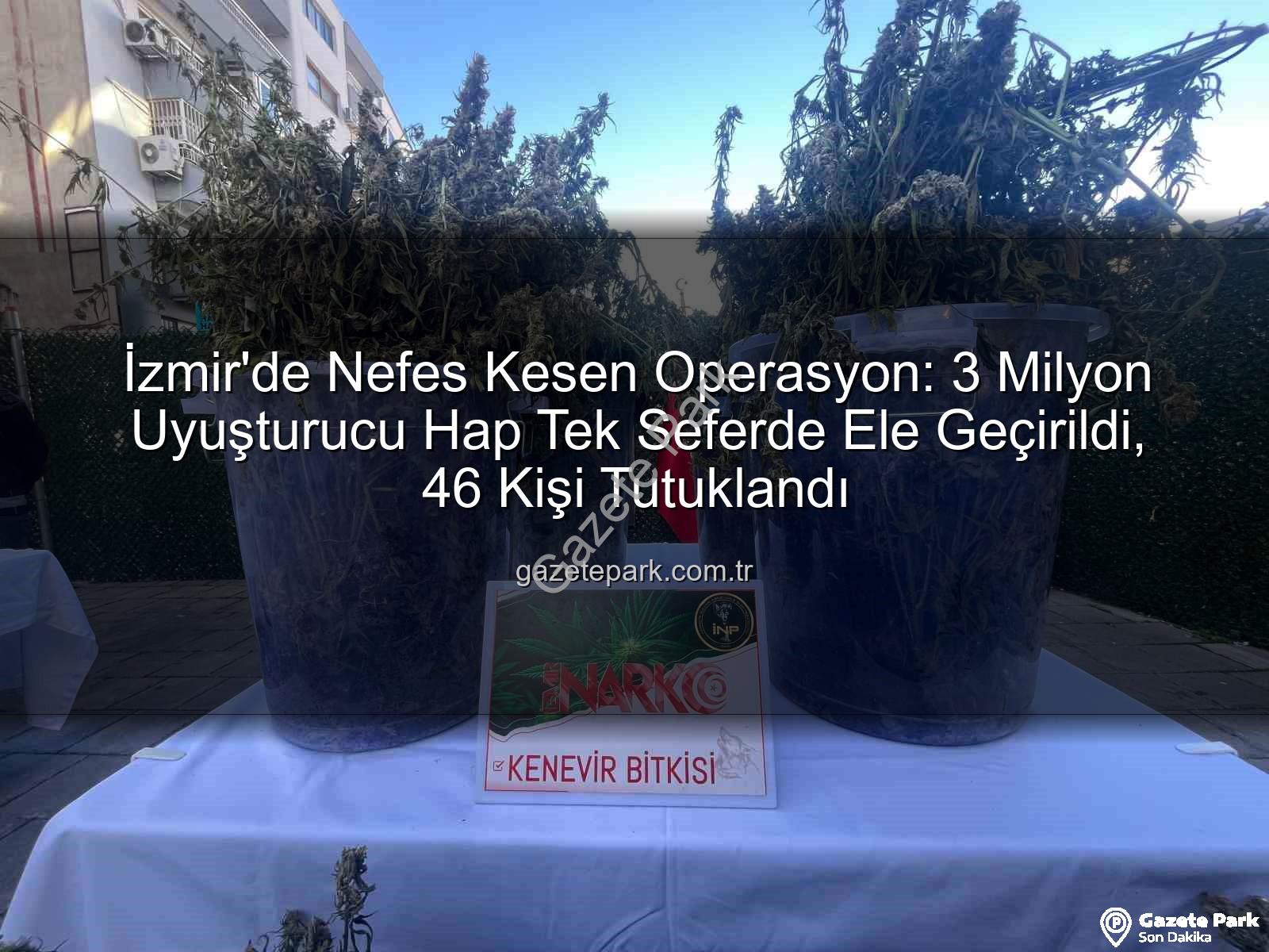 uyuşturucu hap - İzmir'de Nefes Kesen Operasyon: 3 Milyon Uyuşturucu Hap Tek Seferde Ele Geçirildi, 46 Kişi Tutuklandı