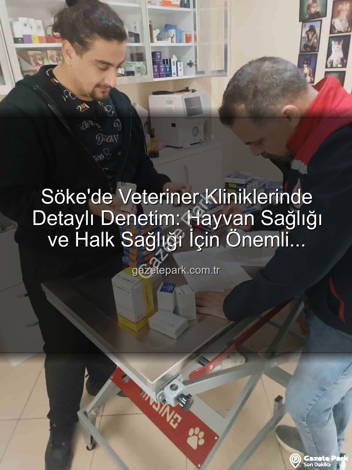 veteriner klinik denetimi - Söke'de Veteriner Kliniklerinde Detaylı Denetim: Hayvan Sağlığı ve Halk Sağlığı İçin Önemli Adımlar