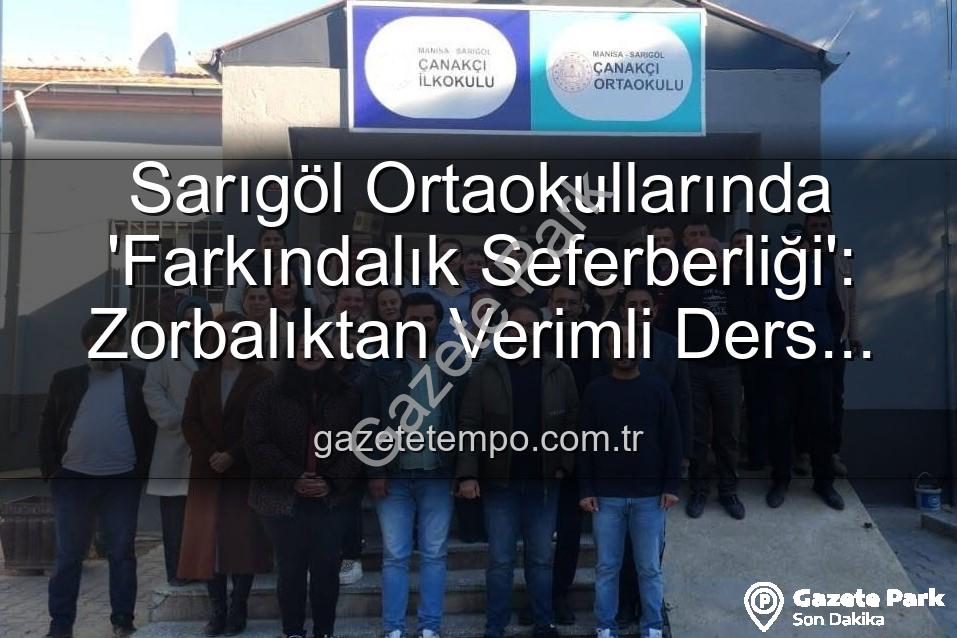 Sarıgöl okullarında farkındalık - Sarıgöl Okullarında Farkındalık Zirvesi: Akran Zorbalığından Verimli Ders Çalışmaya Kapsamlı Eğitimler
