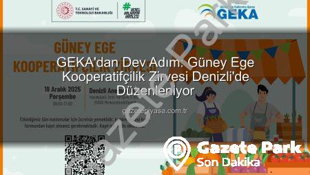 GEKA’dan Güney Ege’ye Değer Katacak Dev Zirve: Kooperatifler Yeniden Tanımlanıyor!