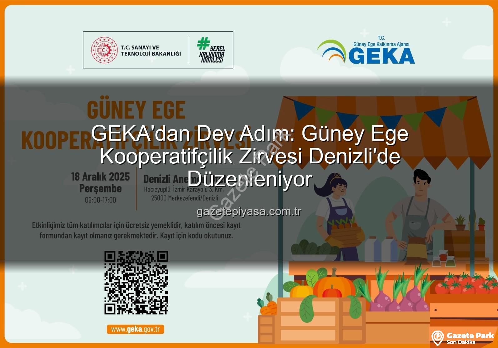 Kooperatifçilik Zirvesi - GEKA'dan Güney Ege'ye Değer Katacak Dev Zirve: Kooperatifler Yeniden Tanımlanıyor!